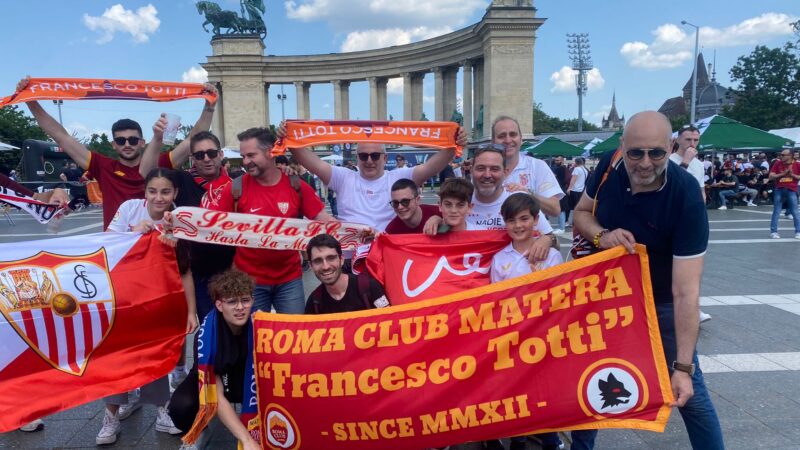Tifosi del Roma Club Matera in trasferta al seguito dell'AS Roma