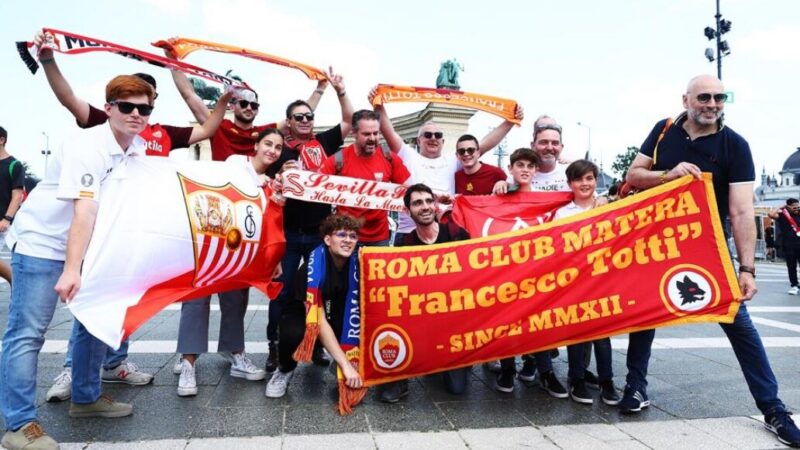 Tifosi del Roma Club Matera in trasferta al seguito dell'AS Roma