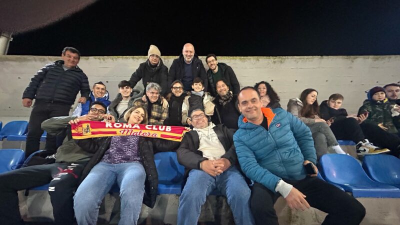 Tifosi del Roma Club Matera in trasferta al seguito dell'AS Roma