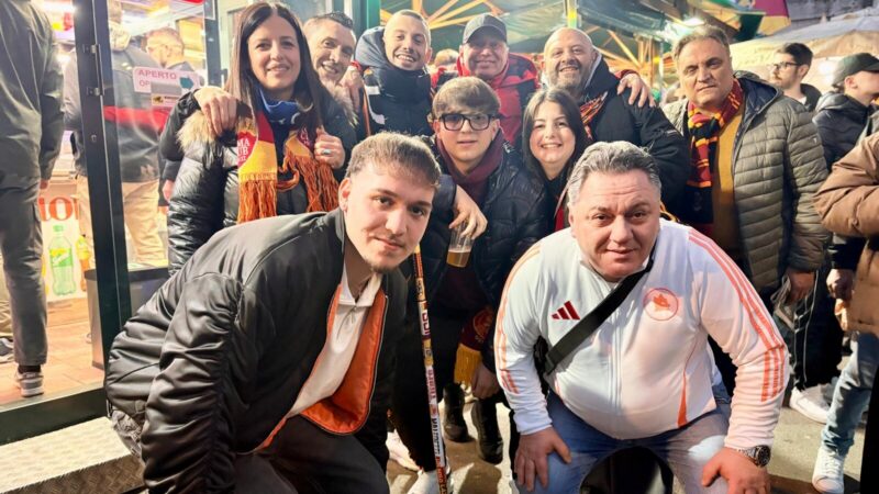 Tifosi del Roma Club Matera in trasferta al seguito dell'AS Roma