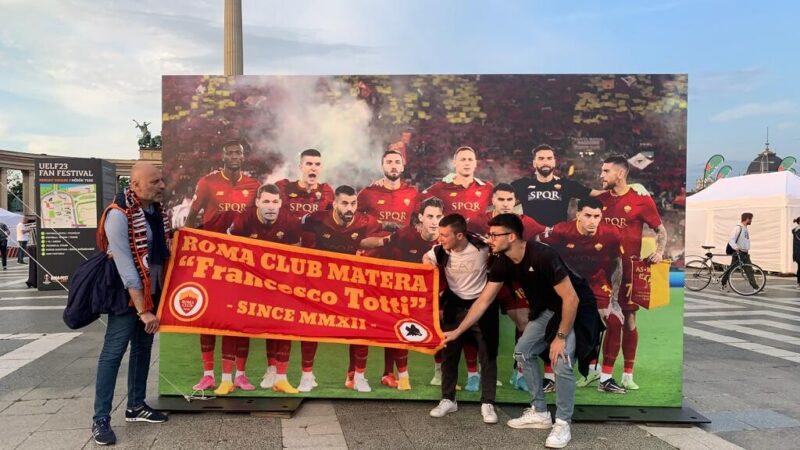 Tifosi del Roma Club Matera in trasferta al seguito dell'AS Roma