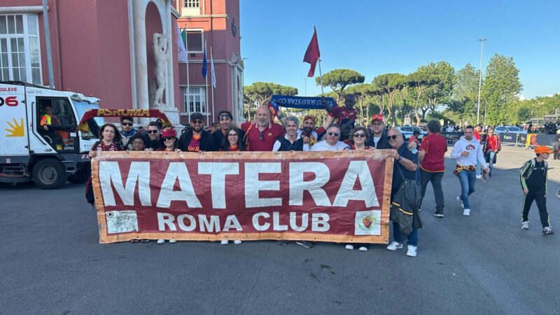 Tifosi del Roma Club Matera in trasferta al seguito dell'AS Roma