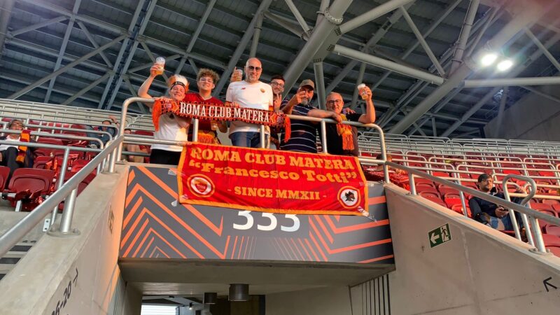 Tifosi del Roma Club Matera in trasferta al seguito dell'AS Roma