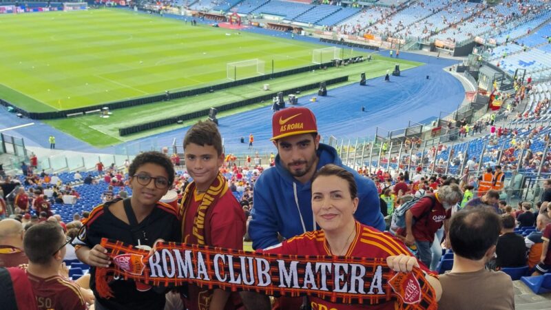 Tifosi del Roma Club Matera in trasferta al seguito dell'AS Roma