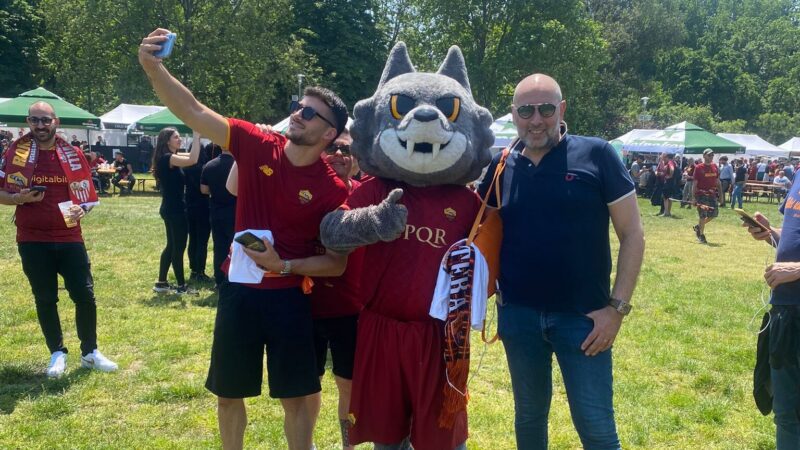 Tifosi del Roma Club Matera in trasferta al seguito dell'AS Roma