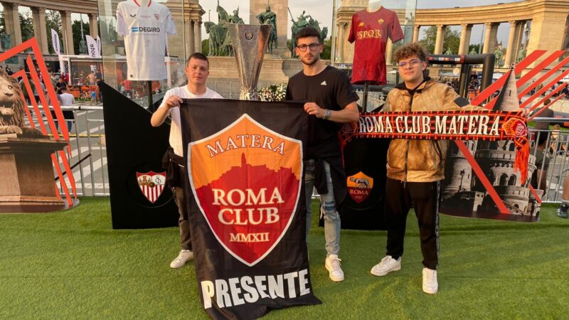 Tifosi del Roma Club Matera in trasferta al seguito dell'AS Roma