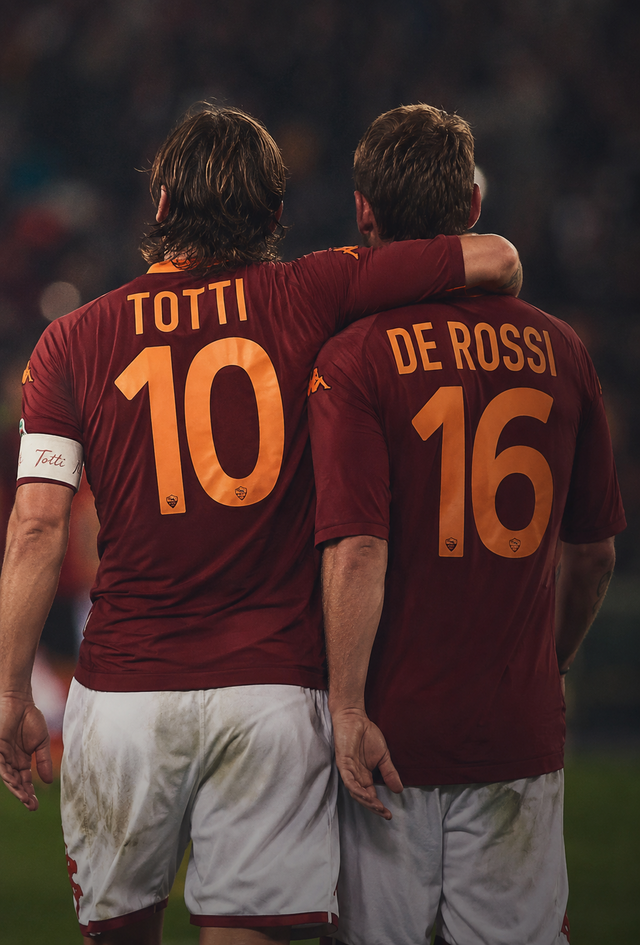 Francesco Totti e Daniele De Rossi
